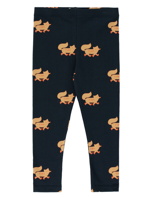 [TINY COTTONS]  “FOXES” PANT _ navy/camel