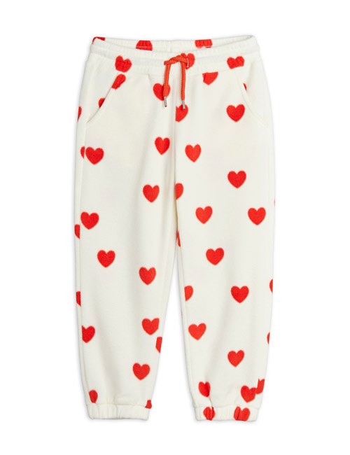 [MINI RODINI]Hearts fleece trousers