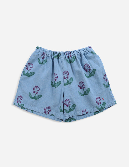 [BOBO CHOSES] Wallflowers all over woven culotte shorts