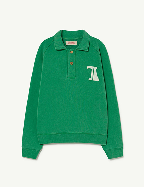 [The Animals Observatory]  Green The Animals Seahorse Sweatshirt