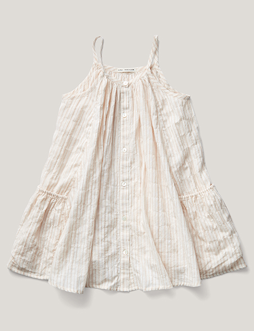 [SOOR PLOOM] Prim Dress, Chalk Stripe