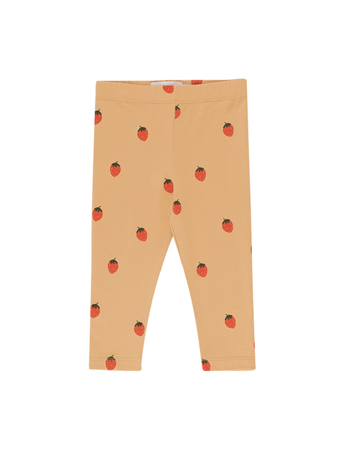 [Tiny Cottons]“STRAWBERRIES” PANT _ toffee/red