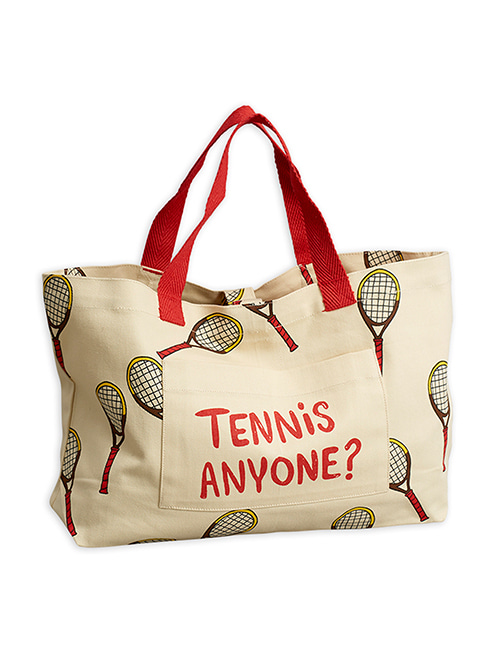 [MINI RODINI] Tennis kids bag _ Offwhite