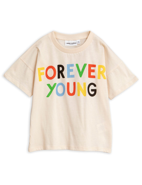 [MINI RODINI] Forever young sp tee _ Offwhite