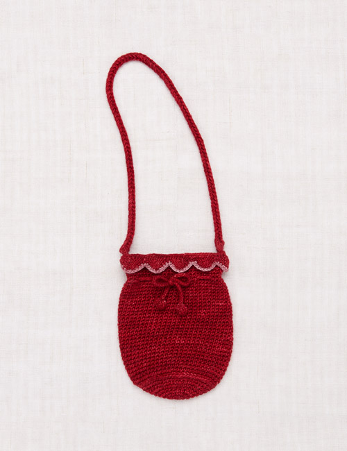 [MISHA AND PUFF]Crochet Shoulder Bag _ Berry