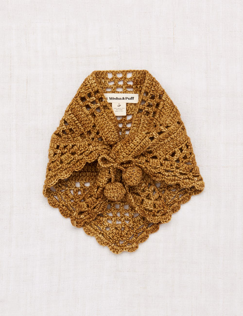 [MISHAANDPUFF]Crochet Kerchief _ Bronze