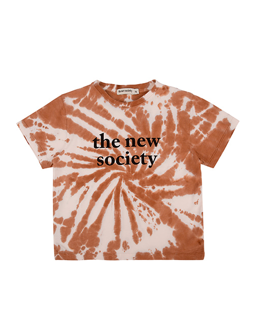[THE NEW SOCIETY]  THE NEW SOCIETY TEE _  CARAMEL