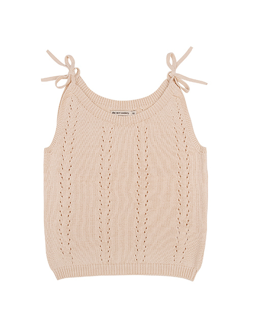 [THE NEW SOCIETY]ALICE KNIT TOP _ NATURAL