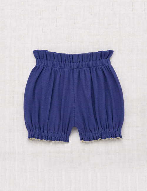 [MISHA AND PUFF]Ribbed Bubble Shorts - Blue Violet