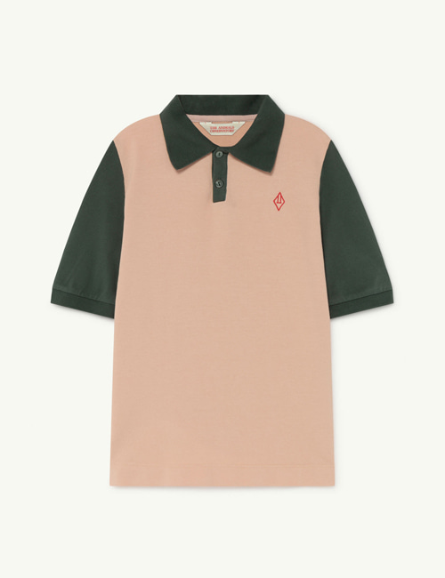 [T.A.O]  Soft Pink Logo Beetle Kids T-Shirt