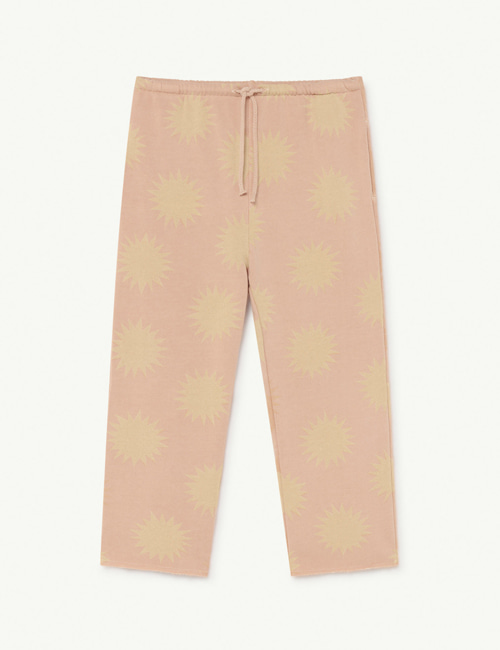 [T.A.O]  Soft Pink Suns Horse Kids Trousers
