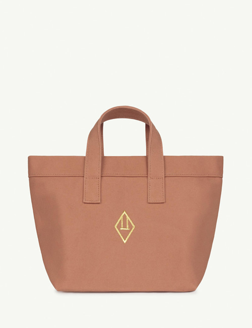 [T.A.O]  Soft Brown Logo Lunch Bag Onesize Bag