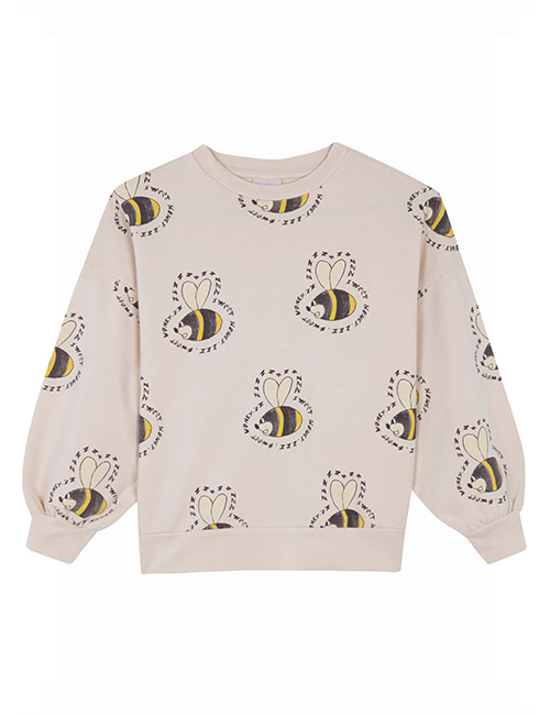 [FRESH DINOSAURS]  Bee all over Sweatshirt[3Y]