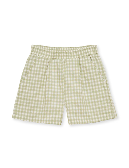 [JELLYMADE]  Isles shorts _ Tea Green Checks
