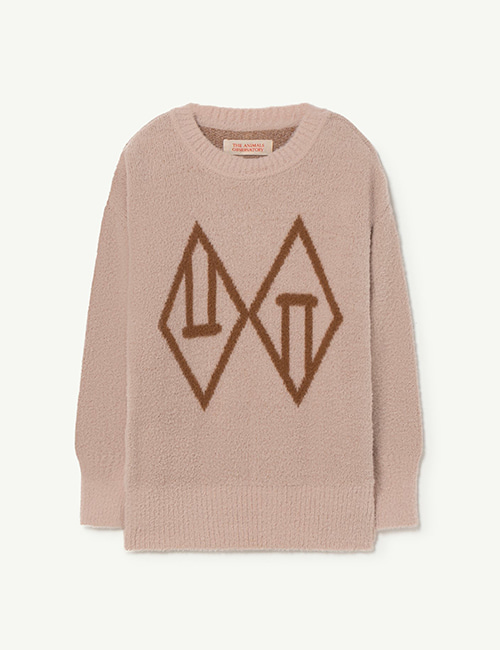 [The Animals Observatory] GRAPHIC BULL KIDS+ SWEATER _ Beige