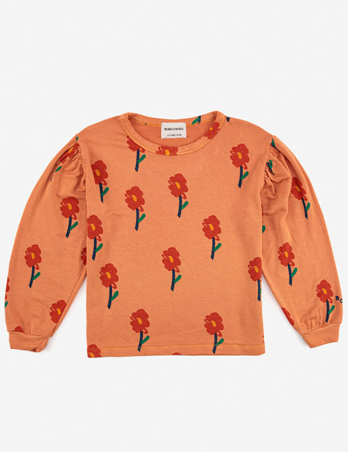 [BOBO CHOSES]  Flowers all over long sleeve T-shirt [10-11Y]