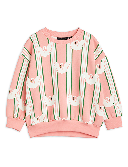 [MINI RODINI] Swan aop sweatshirt _ Pink [92/98, 116/122, 128/134, 140/146]