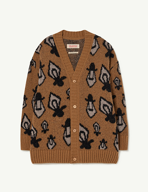 [The Animals Observatory] Brown Racoon Cardigan