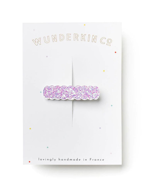 [Wunderkinco] Scallop Clip  _ Glitter Birthday Cake