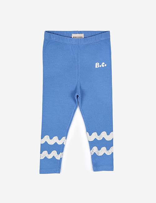 [BOBO CHOSES] Waves blue leggings