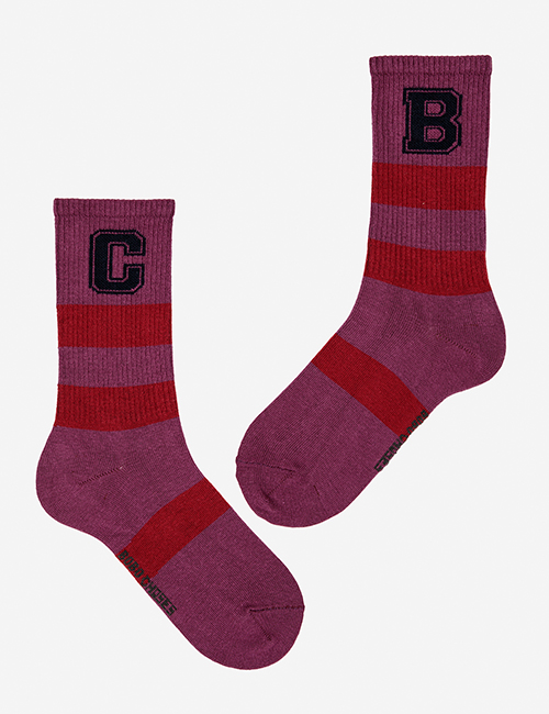 [BOBO CHOSES]BC Striped long socks  [ 26-28, 29-31, 35-37]