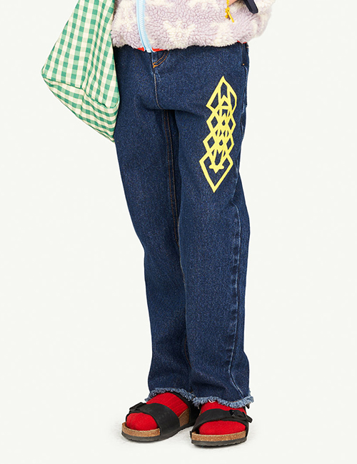 [The Animals Observatory]  ANT KIDS PANTS Navy [10Y]