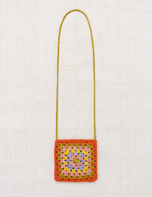 [MISHA &amp; PUFF]Crochet Big Square Bag _ Poppy