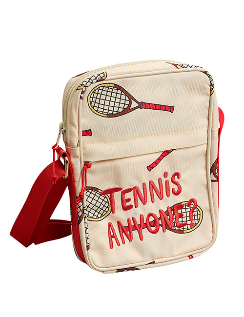 [MINI RODINI] Tennis messenger bag _ Offwhite