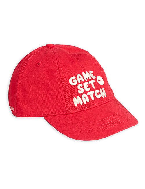 [MINI RODINI] Game set match cap _ Red [48/50]