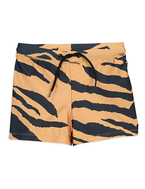 Tiger aop swimpants _ Brown