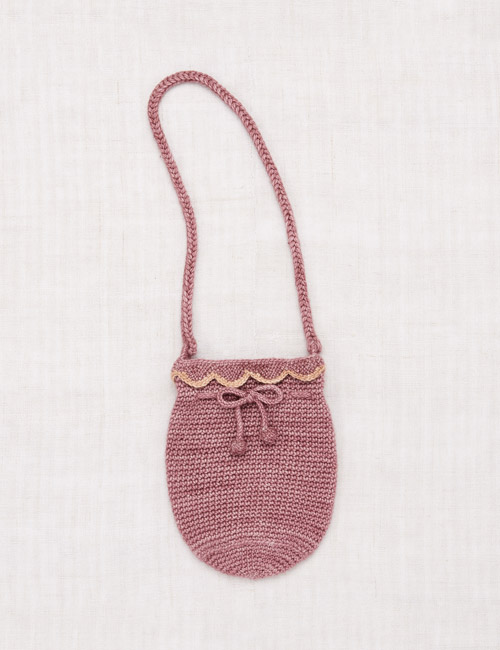 [MISHA AND PUFF]Crochet Shoulder Bag _ Antique Rose