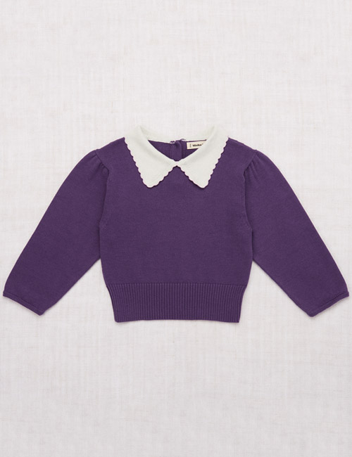 [MISHAANDPUFF]Joanne Collar Sweater _ Violet