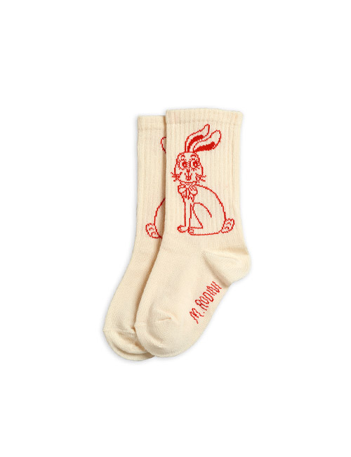 [MINIRODINI]Rabbit socks_off white