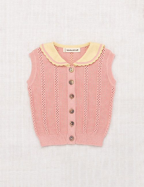 [MISHA AND PUFF]Texture Scout Vest - Rose Blush