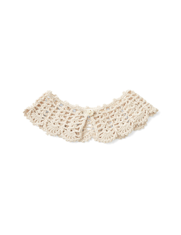 [SOOR PLOOM] Crochet Collar - Milk