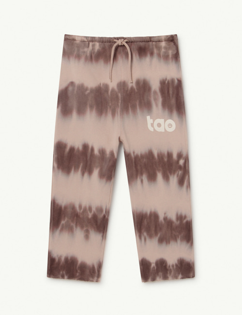 [T.A.O]  Soft Pink Logo Horse Kids Trousers