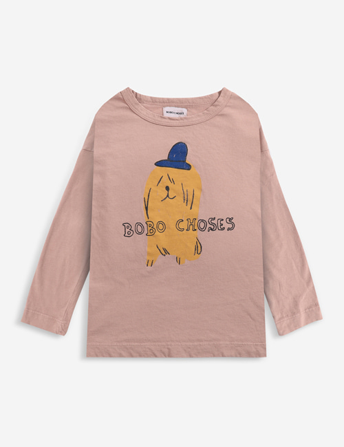 [BOBO CHOSES]  Dog In A Hat long sleeve T-shirt