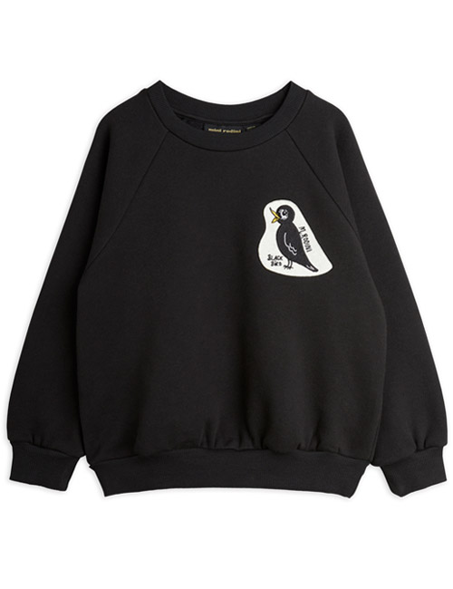 [MINI RODINI] Blackbird sweatshirt_Black