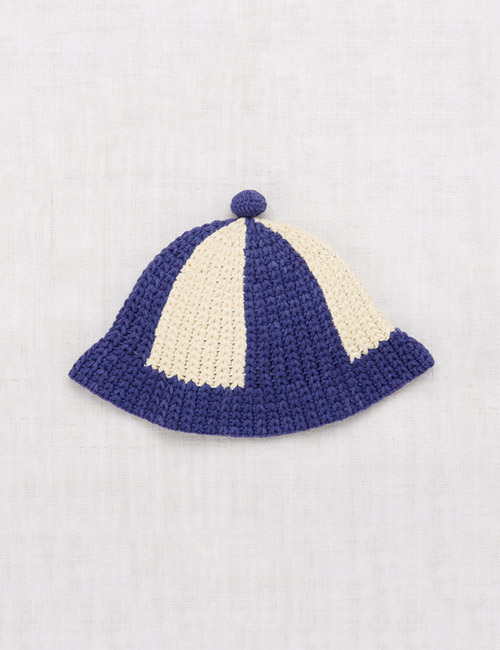 [MISHA AND PUFF]Crochet Beach Hat - Blue Violet