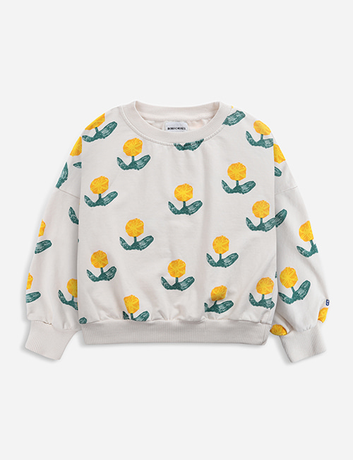[BOBO CHOSES]  Wallflowers all over sweatshirt [2-3y, 10-11y]