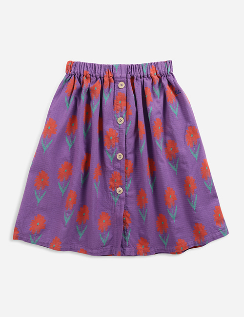 [BOBO CHOSES]  Petunia all over buttoned woven midi skirt