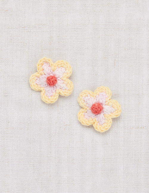 [MISHA AND PUFF]Medium Flower Clip Set _ English Rose