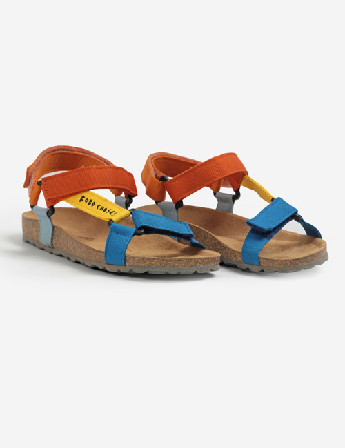 [BOBO CHOSES] Color Block straps sandals [25, 26, 27, 28, 29, 30, 31, 32, 33, 34]