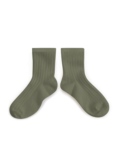 [COLLEGIEN] Ribbed Ankle Socks (N0.188)[24/27, 28/31, 32/35]
