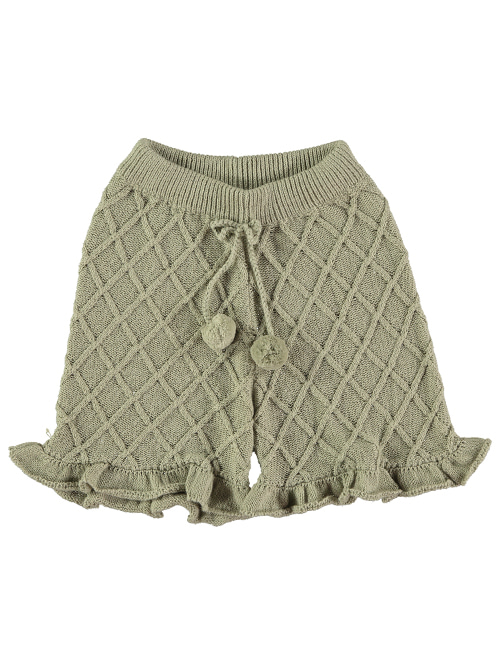 [COCO AU LAIT] GREEN AVEN KNITTED SHORT