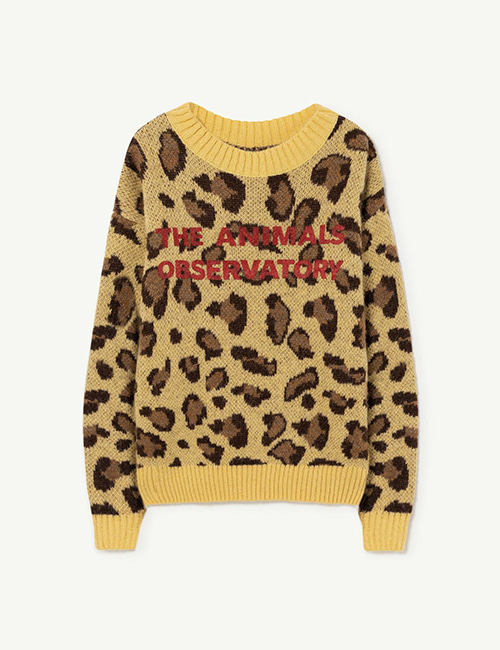 [The Animals Observatory] ARTY BULL KIDS+ SWEATER _ Yellow [8Y]