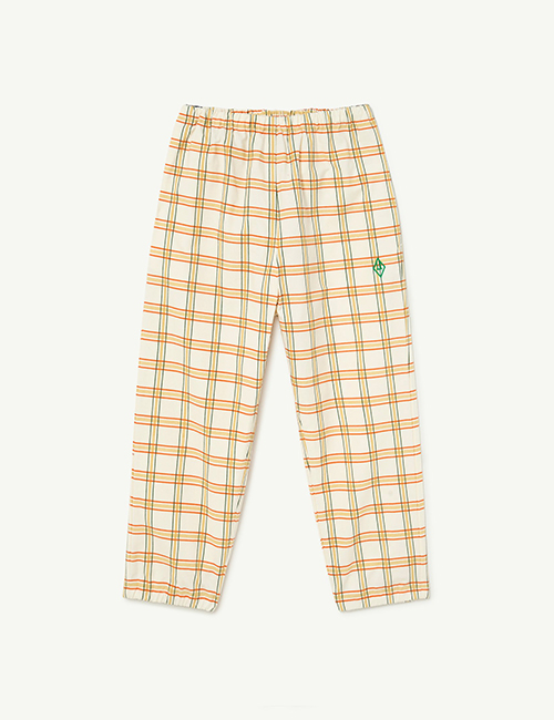[The Animals Observatory]  White Square Elephant Pants [3Y, 6Y, 10Y]