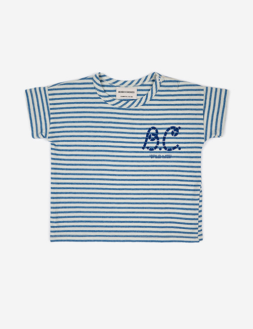 [BOBO CHOSES] Blue Stripes T-shirt