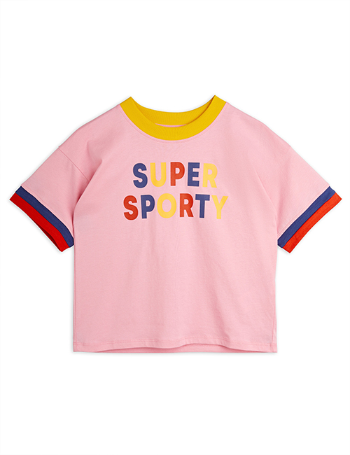 [MINI RODINI]Super sporty sp ss tee _Pink [140/146]