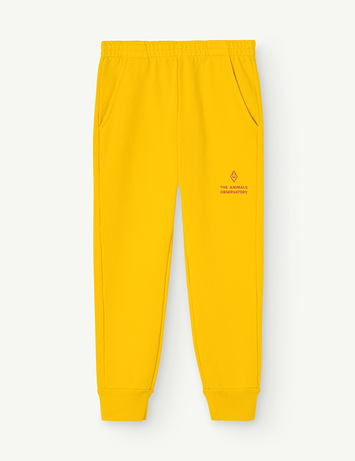 [The Animals Observatory]  DRACO KIDS PANTS Yellow [3Y, 4Y, 8Y]